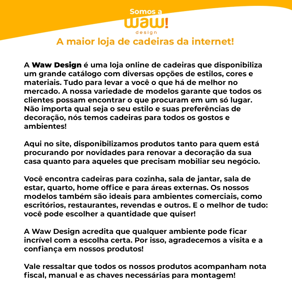 Cadeira Escritório Interlocutor Stripes Fixa PU Cinza