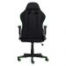 Cadeira Gamer II Reclinável 180º Giratória Preta com Verde Altura Ajustável Função Relax