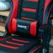 Cadeira Gamer II Reclinável 180º Giratória Preto e Vermelho Altura Ajustável Função Relax