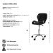 Cadeira Office Eiffel Slim com estofado de couro sintético Branca