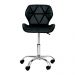 Cadeira Office Eiffel Slim com estofado de couro sintético Preta