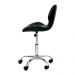 Cadeira Office Eiffel Slim com estofado de couro sintético Preta