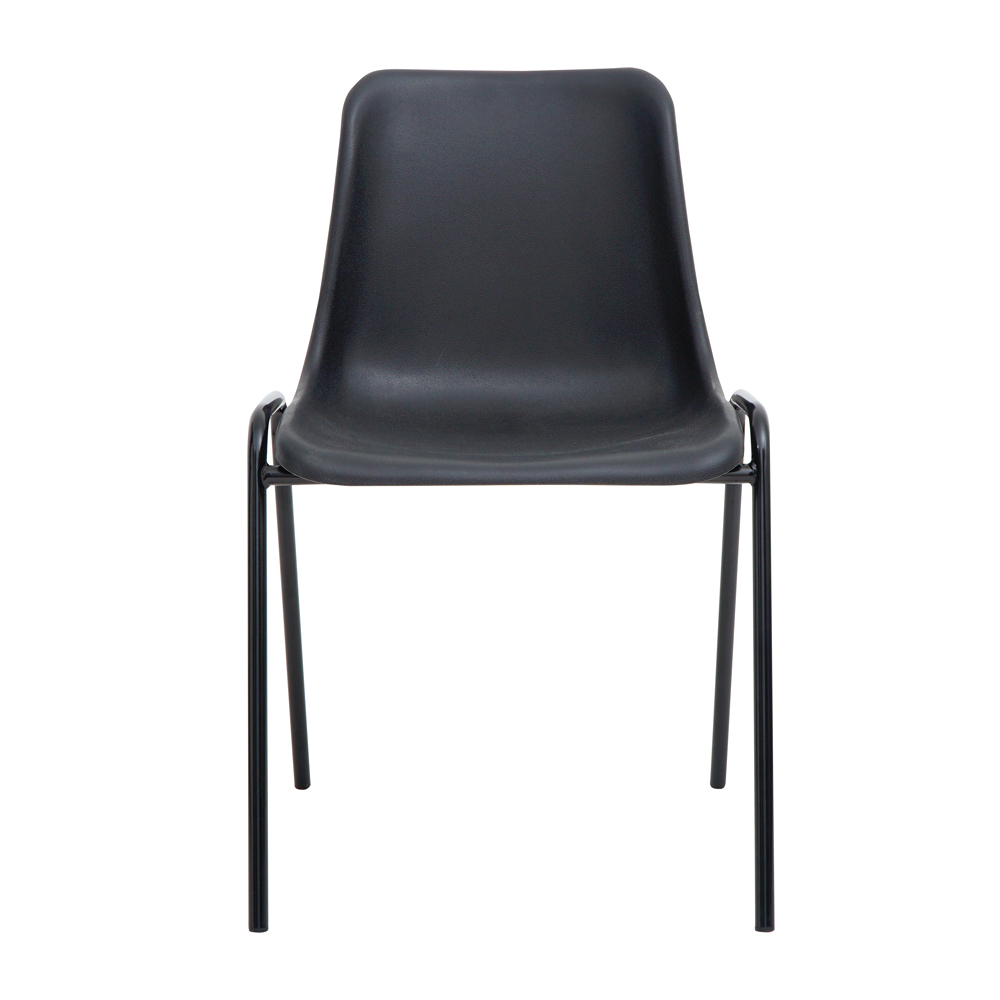 Cadeira Polipropileno Easy Miami Preta WAW Design