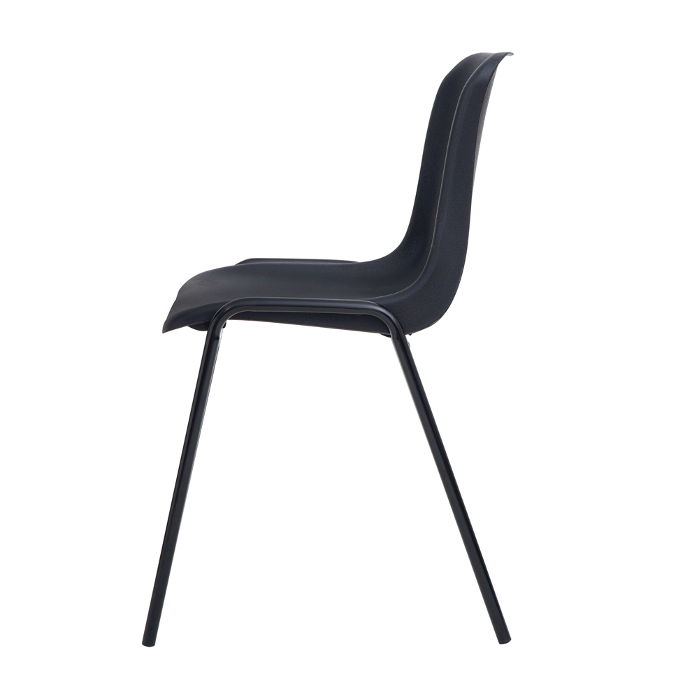 Cadeira Polipropileno Easy Miami Preta WAW Design