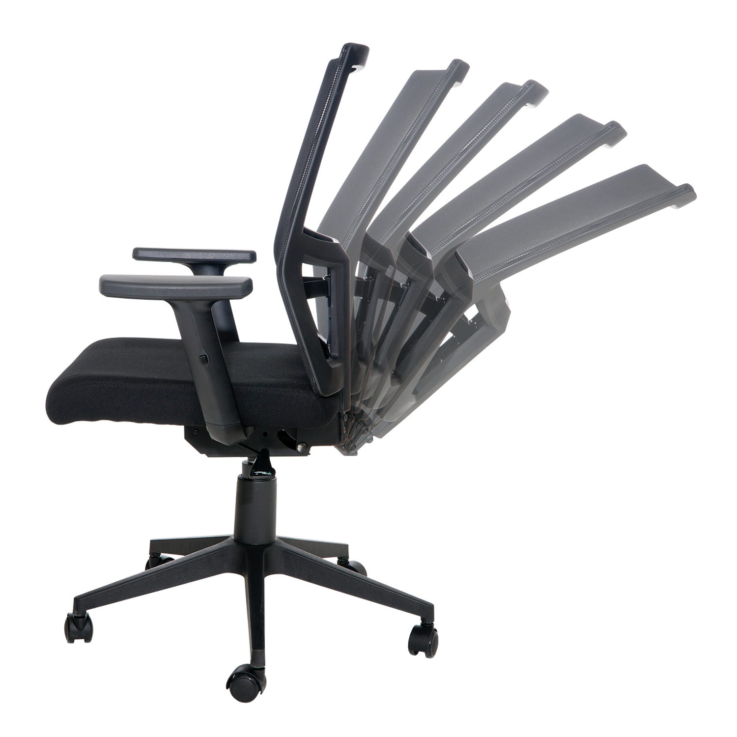 Cadeira de Escritório Diretor Executiva Flex Mesh Waw Design Base Giratória Braço e Altura Ajustável