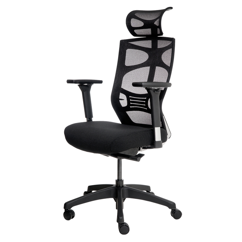 Cadeira de Escritório Ergonômica WAW Design Tela Mesh Base Giratória com Encosto de Cabeça