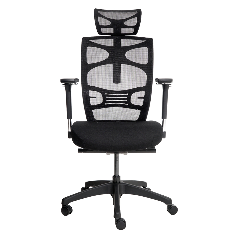 Cadeira de Escritório Ergonômica WAW Design Tela Mesh Base Giratória com Encosto de Cabeça