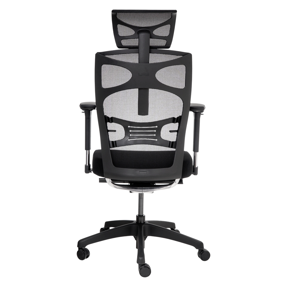 Cadeira de Escritório Ergonômica WAW Design Tela Mesh Base Giratória com Encosto de Cabeça