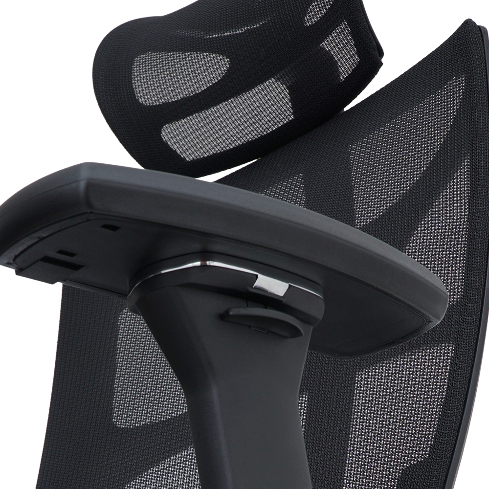 Cadeira de Escritório Ergonômica WAW Design Tela Mesh Base Giratória com Encosto de Cabeça