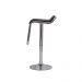 Kit 2 Banquetas Style Preta Base Giratória Cromada Altura Regulável Cozinha Bar Bancada
