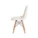 Kit 4 Cadeiras Eiffel Botonê Eames DSW Branca Base Madeira Sala Jantar Cozinha