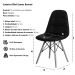 Kit 4 Cadeiras Eiffel Botonê Eames DSW Branca Base Madeira Sala Jantar Cozinha