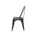 Kit 6 Cadeiras Tolix Iron Design Preto Fosco Aço Industrial Sala Cozinha Jantar Bar