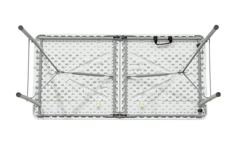 Mesa Dobrável Tipo Maleta Prática e Durável 122x60cm Branca - WAW Design