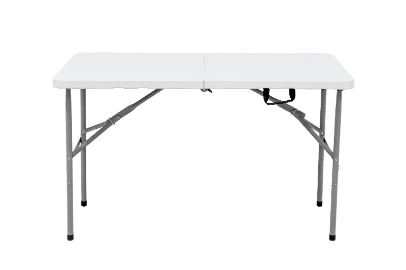 Mesa Dobrável Tipo Maleta Prática e Durável 122x60cm Branca - WAW Design