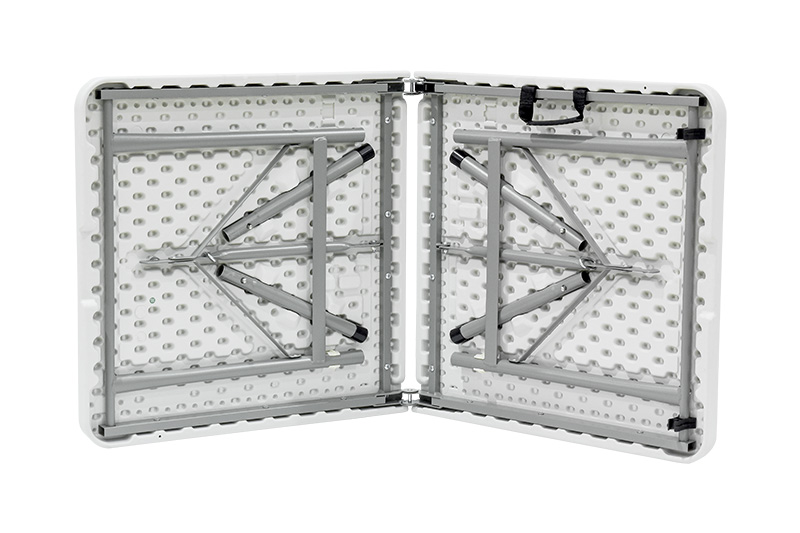 Mesa Dobrável Tipo Maleta Prática e Durável 122x60cm Branca - WAW Design