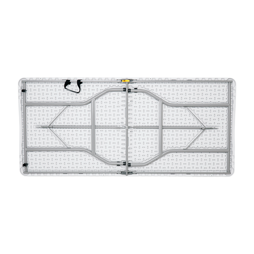 Mesa Dobrável Tipo Maleta Prática e Durável 152x60cm Branca - WAW Design