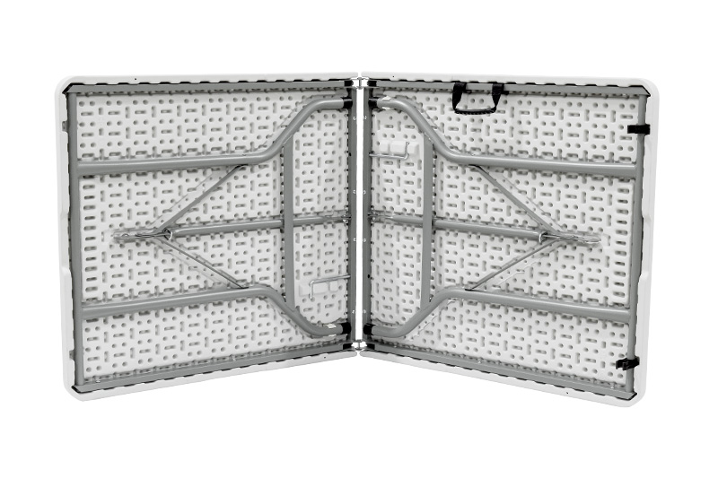 Mesa Dobrável Tipo Maleta Prática e Durável 180x70cm Branca - WAW Design