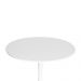 Mesa Saarinen Tulipa Redonda 120cm Tampo Madeira Branca Sala Cozinha Jantar
