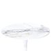 Mesa Saarinen Tulipa Redonda Mármore Artificial 80cm Branco