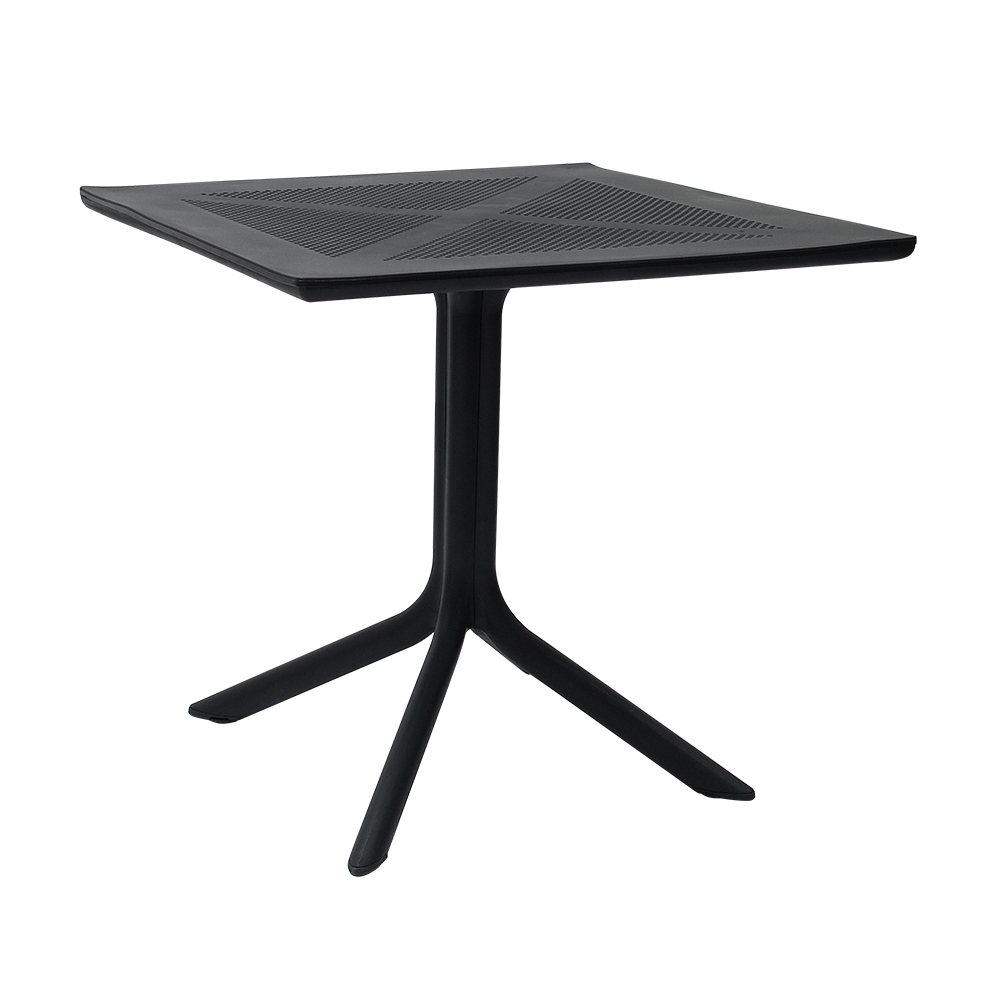Mesa de Jantar Quadrada Milano Preto 80 cm