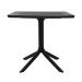 Mesa de Jantar Quadrada Milano Preto 80 cm