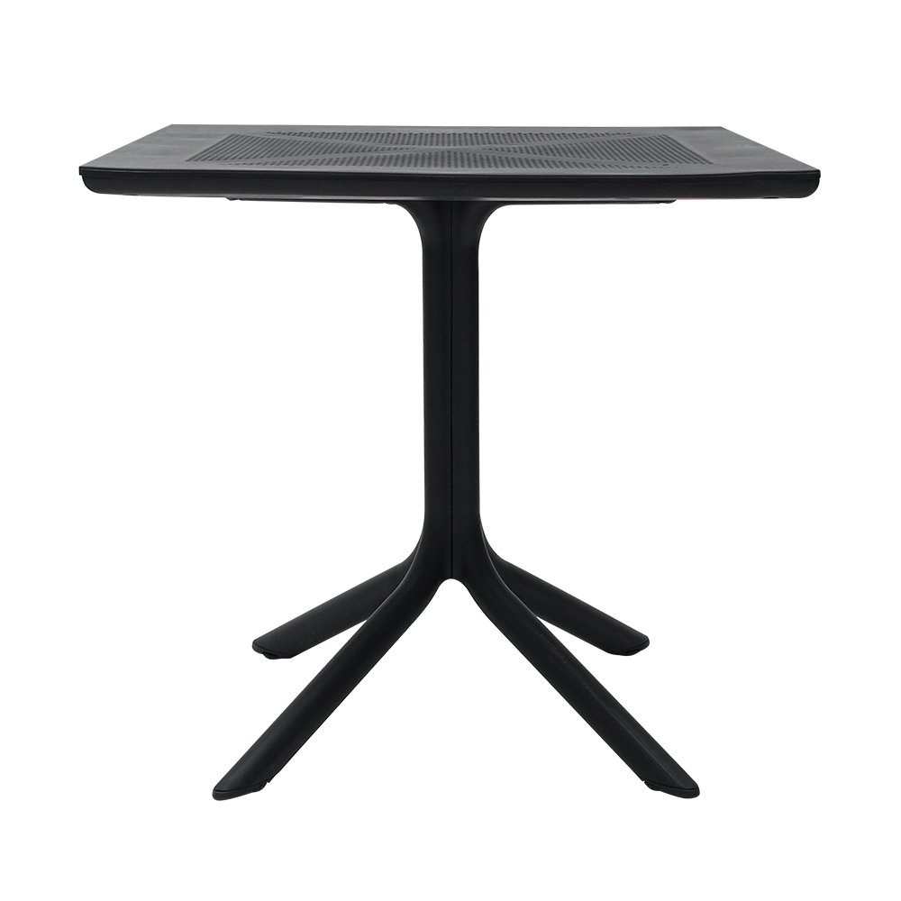 Mesa de Jantar Quadrada Milano Preto 80 cm