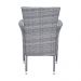 Poltrona em Rattan Davos na cor Cinza Para Área Externa - Waw Design