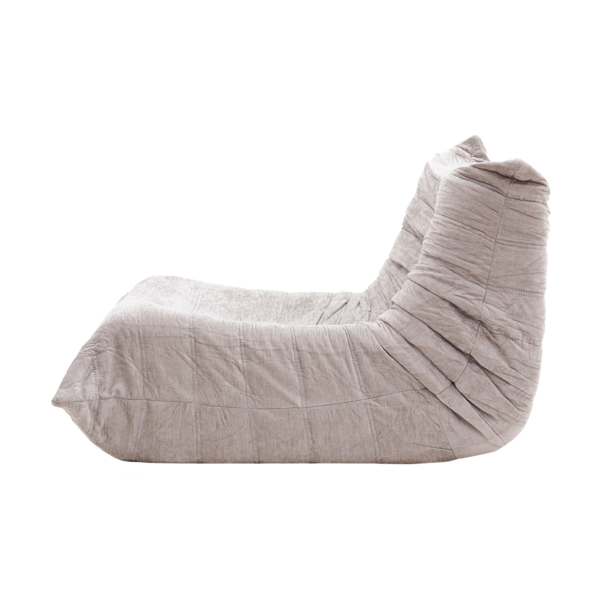 Puff Poltrona Togo Europeu Estilo Poltrona em Bouclé
