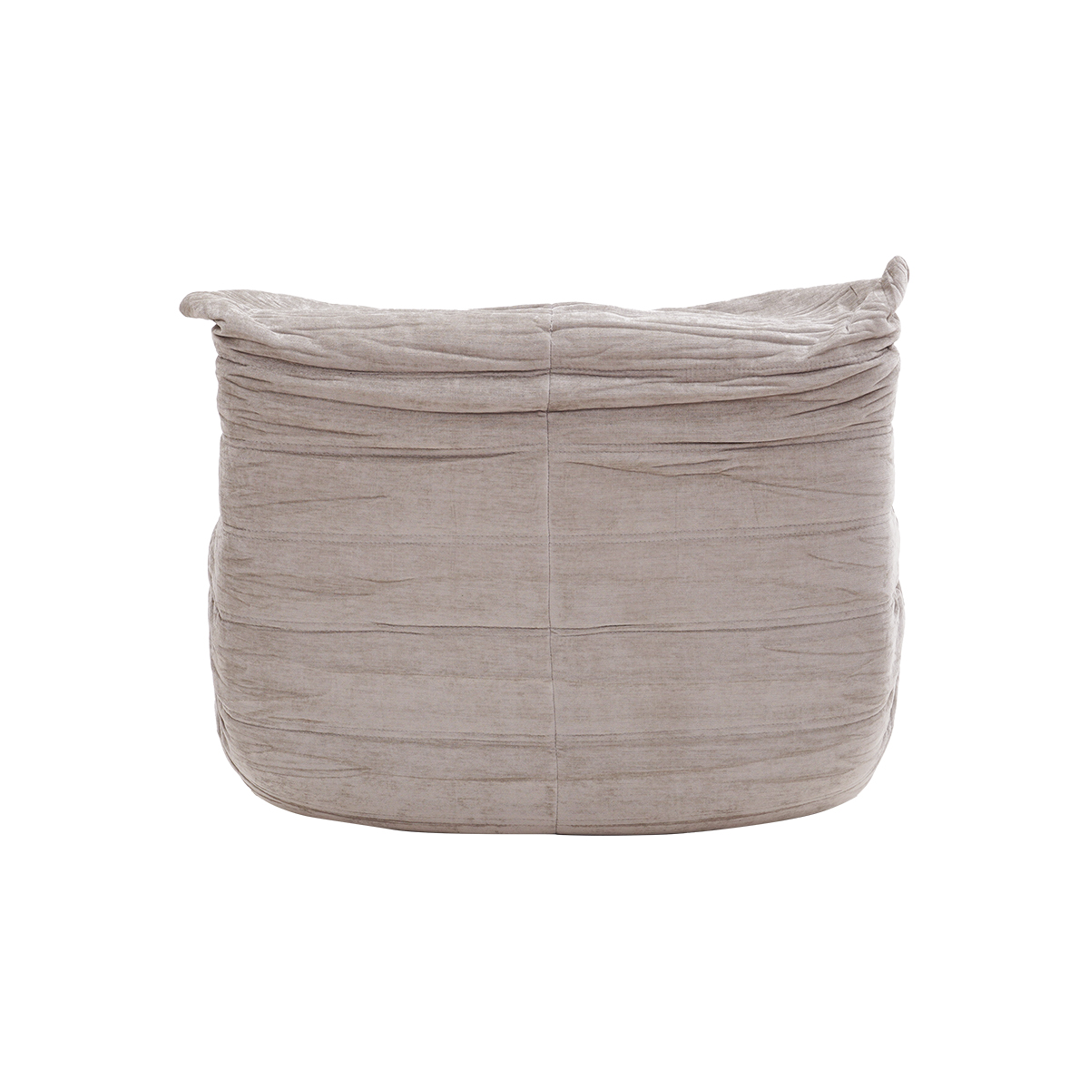 Puff Poltrona Togo Europeu Estilo Poltrona em Bouclé
