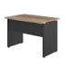 Mesa Diretor 1,50 + Balcão 1 porta, 3 Gavetas Calvi / Preto