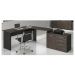 Mesa Escritório 1,20 + Balcão 1pt 3gv Web30 Marsala / Preto