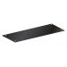 Mesa Pedestal Web40 1,92x1,60m + Vidro - Nogal Sevilha/Preto