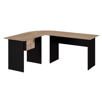 Mesa de Escritório em L New City 2 GV Calvi e Preta 180 cm é boa?
