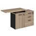Mesa para Escritório 1,20 + Balcão - Web30 - Calvi/Preto