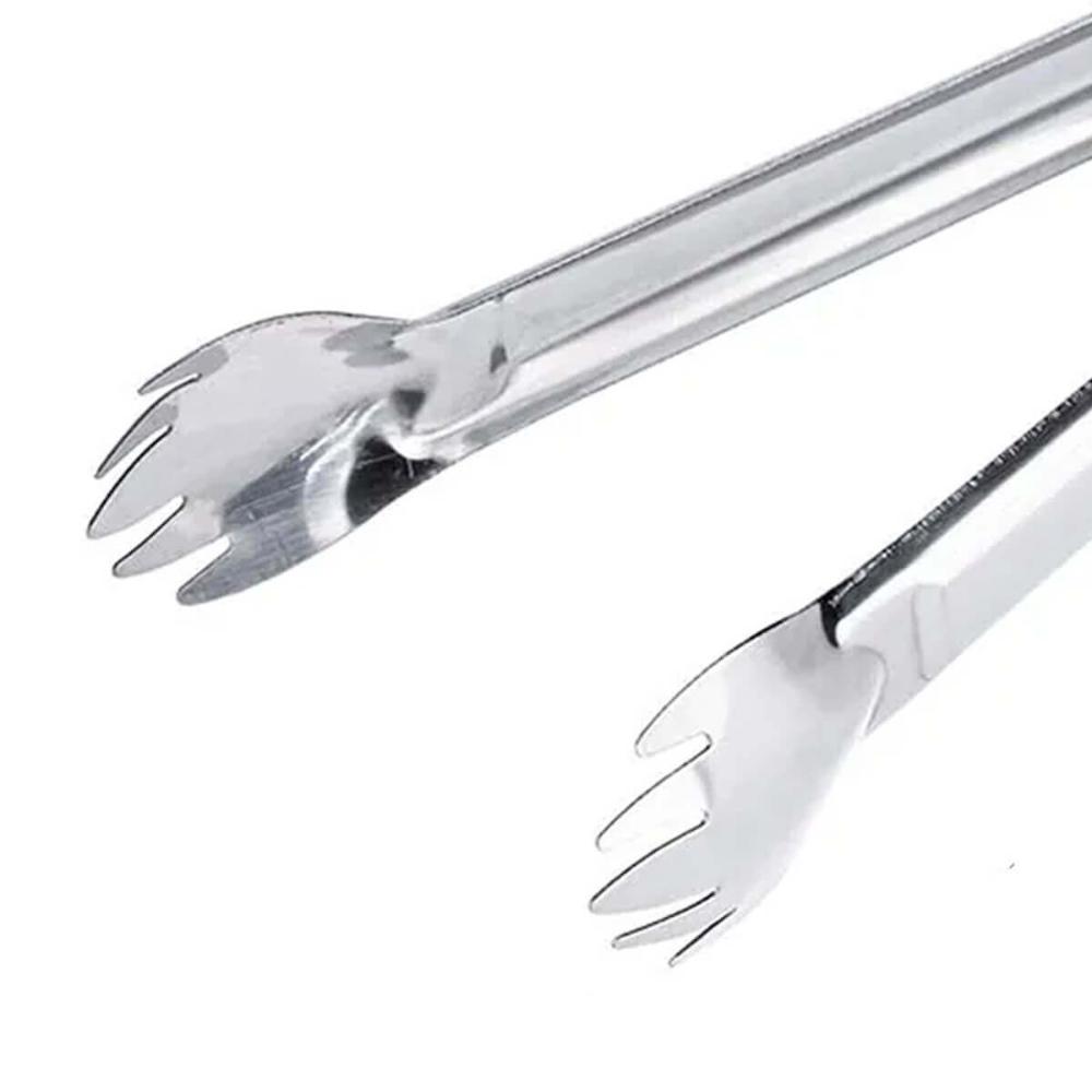 10 Pegadores de Carne Restaurante Inox 18cm Weck Gelo Frutas Frios Buffet