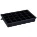 Forma De Gelo Silicone 24 Cubos 19,5x12,5x3cm Preto Weck Ret