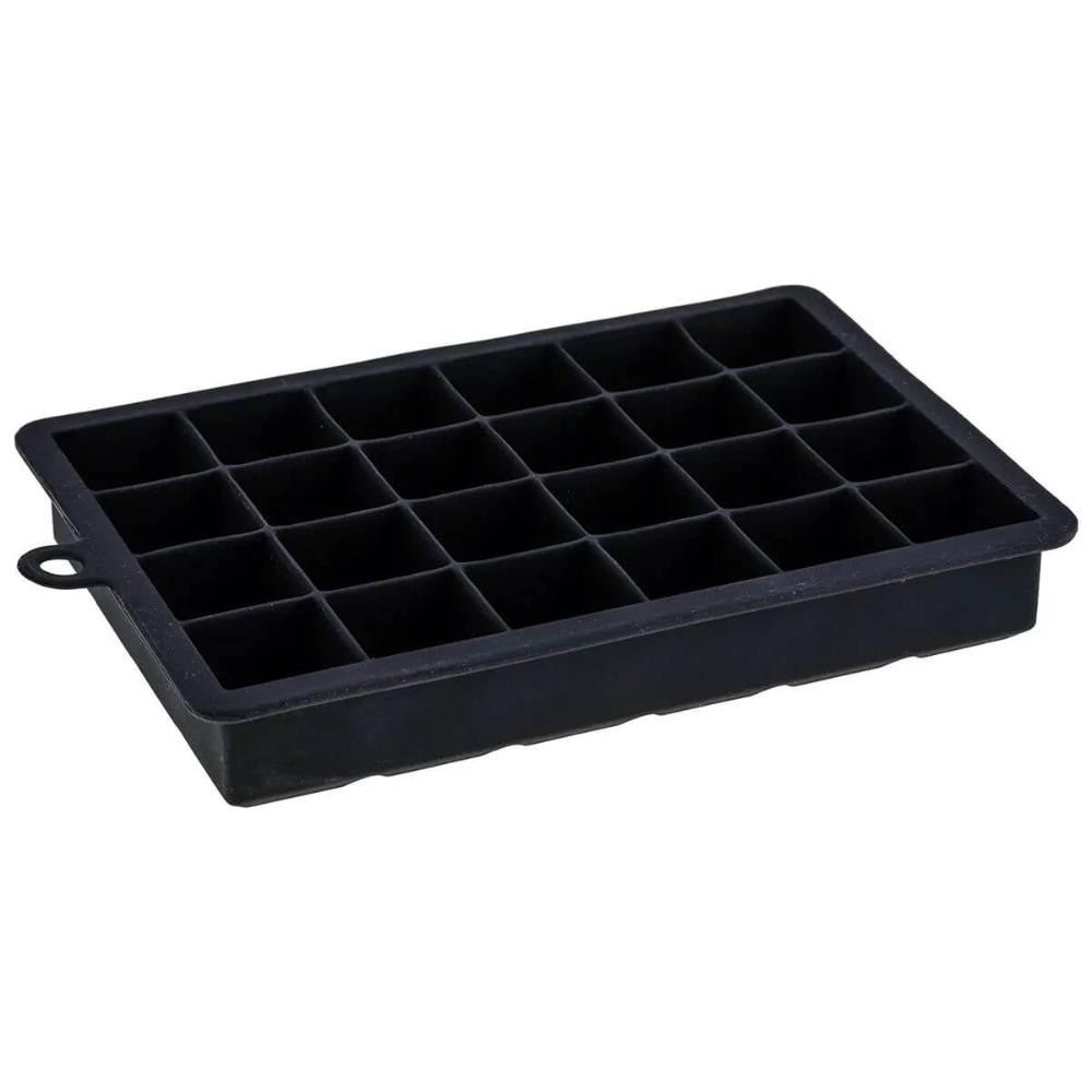 Forma De Gelo Silicone 24 Cubos 19,5x12,5x3cm Preto Weck Ret