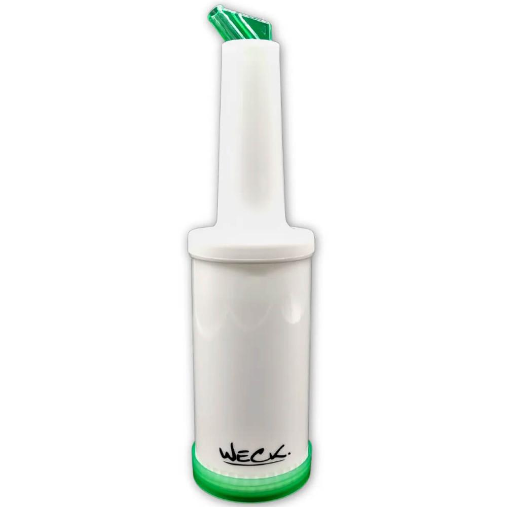 Kit 2 Garrafa Storen Pour 1l Verde Weck Armazenar e Servir Bartenders Caldas