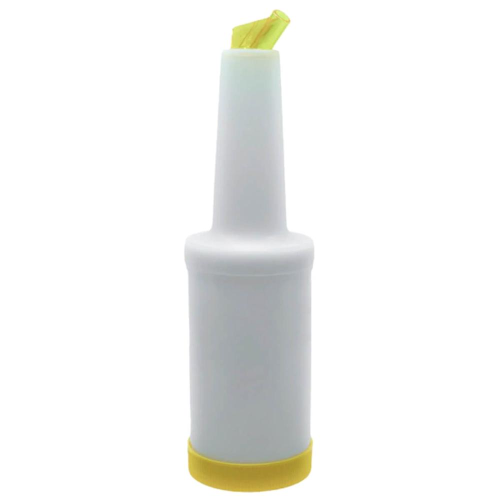 Kit 4 Garrafa Store'n Pour 1l Amarela Weck para Licores Caldas Sucos Bartender