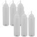 Kit 6 Bisnaga 1000ml Tubos para Maionese Lanchonete Restaurantes Food Trucks