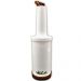 Kit 6 Garrafa Plástica Store'n Pour 1L Marrom Weck para Sucos Drink Bar