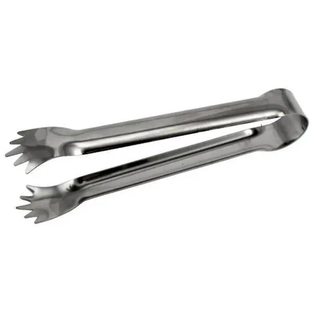 Pegador de Gelo Churrasco Aço Inox Weck 18cm Multiuso Bar Frios Carnes Frutas