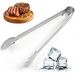 Pegador de Gelo Churrasco Aço Inox Weck 18cm Multiuso Bar Frios Carnes Frutas