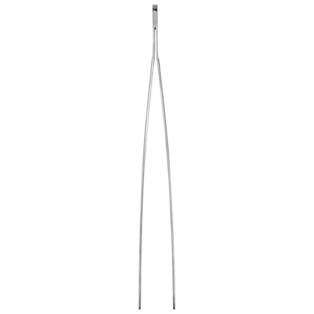 Pinça Culinária Profissional com Serrilha Reta 30cm Inox Weck Chef Gastronomia Cozinha