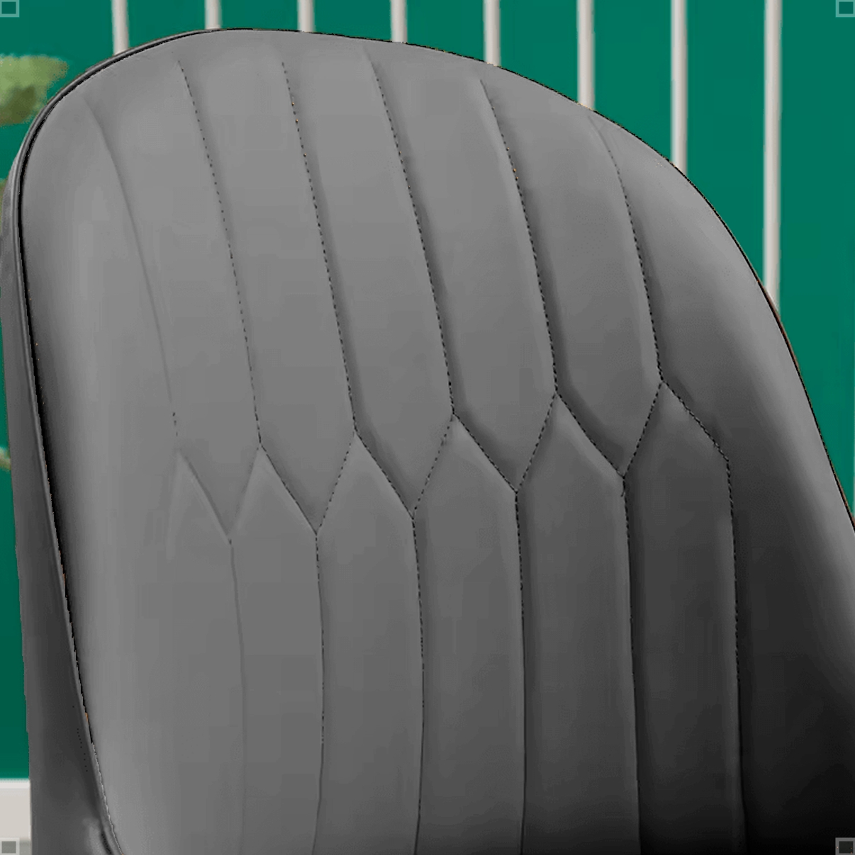 2 Cadeira De Jantar Dinner Confortavel Moderna Ergonomica Apoio De Braços Sala Jantar Cozinha Restaurante Escritorio Assento Encosto Confortável Com Estofamento Revestido Em Couro Sintético Cor: Cinza