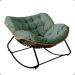 Cadeira De Balanço Nut Chair White Arrow Sofá Espreguiçadeira Poltrona Sala Verde