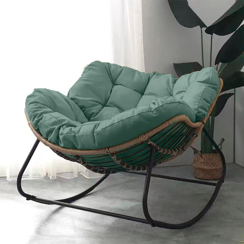 Cadeira De Balanço Nut Chair White Arrow Sofá Espreguiçadeira Poltrona Sala Verde
