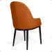 Cadeira De Jantar Dinner Confortavel Moderna Ergonomica Apoio De Braços Sala Jantar Cozinha Restaurante Escritorio Assento Encosto Confortável Com Estofamento Revestido Em Couro Sintético Cor: Marrom