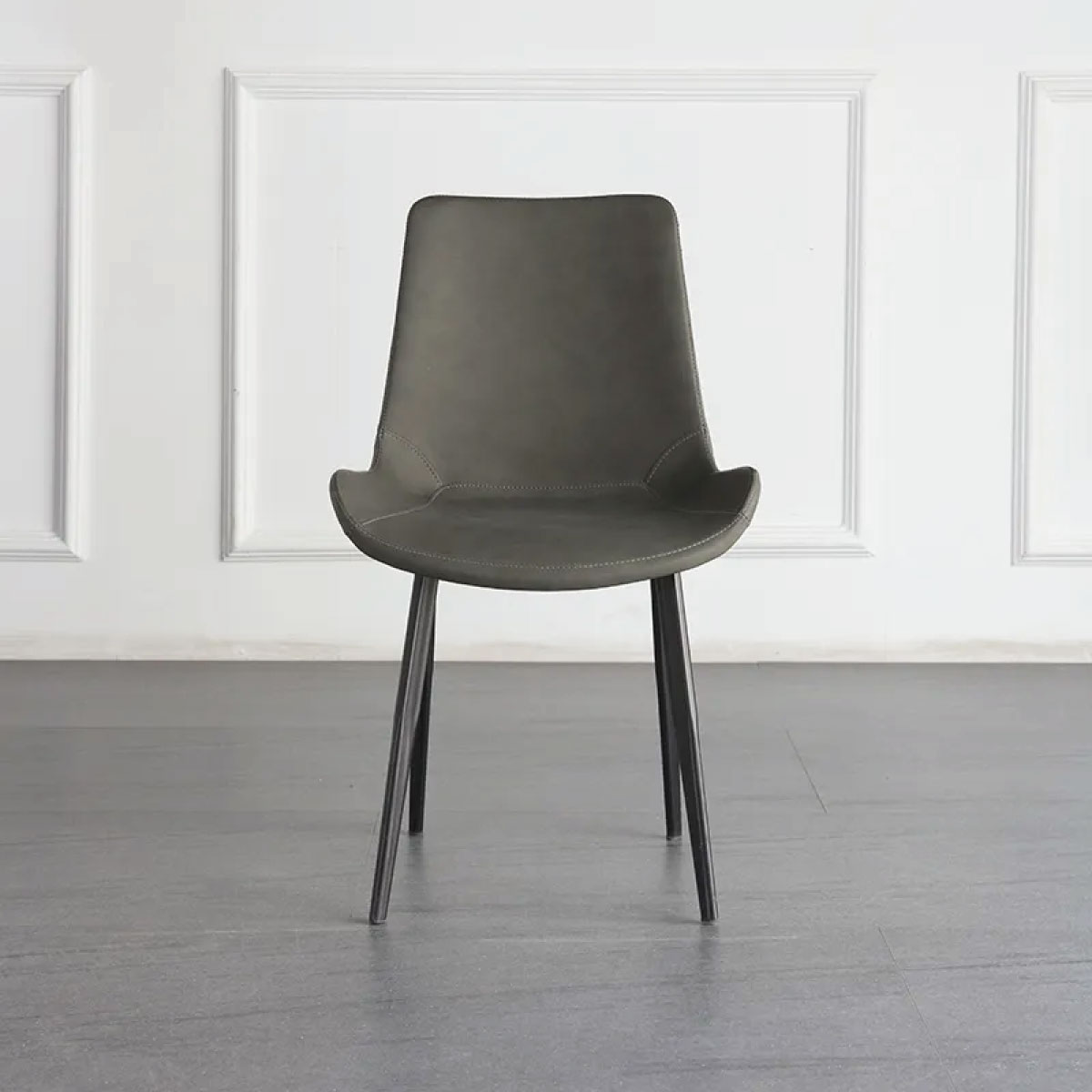 Cadeira de Jantar Basic White Arrow Cor: Cinza